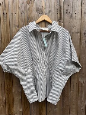 Anthropologie exquise maven pleated blouse NWT